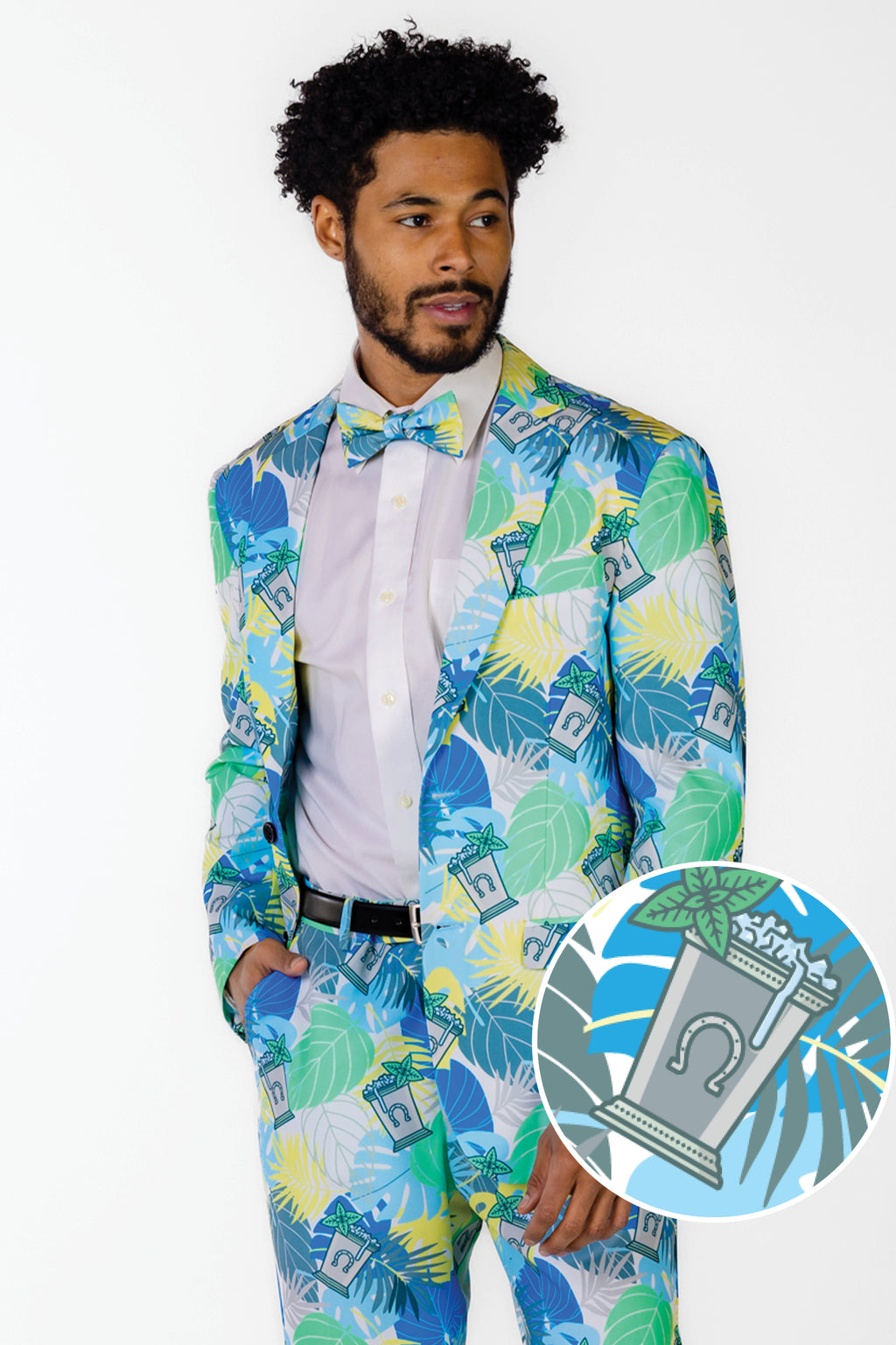 The Minty Fresh | Tropical Derby Blazer - Shinesty