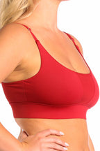The Cherry Pie | Burgundy paradICE™ Boob Hammock™ Cooling Bralette - Shinesty