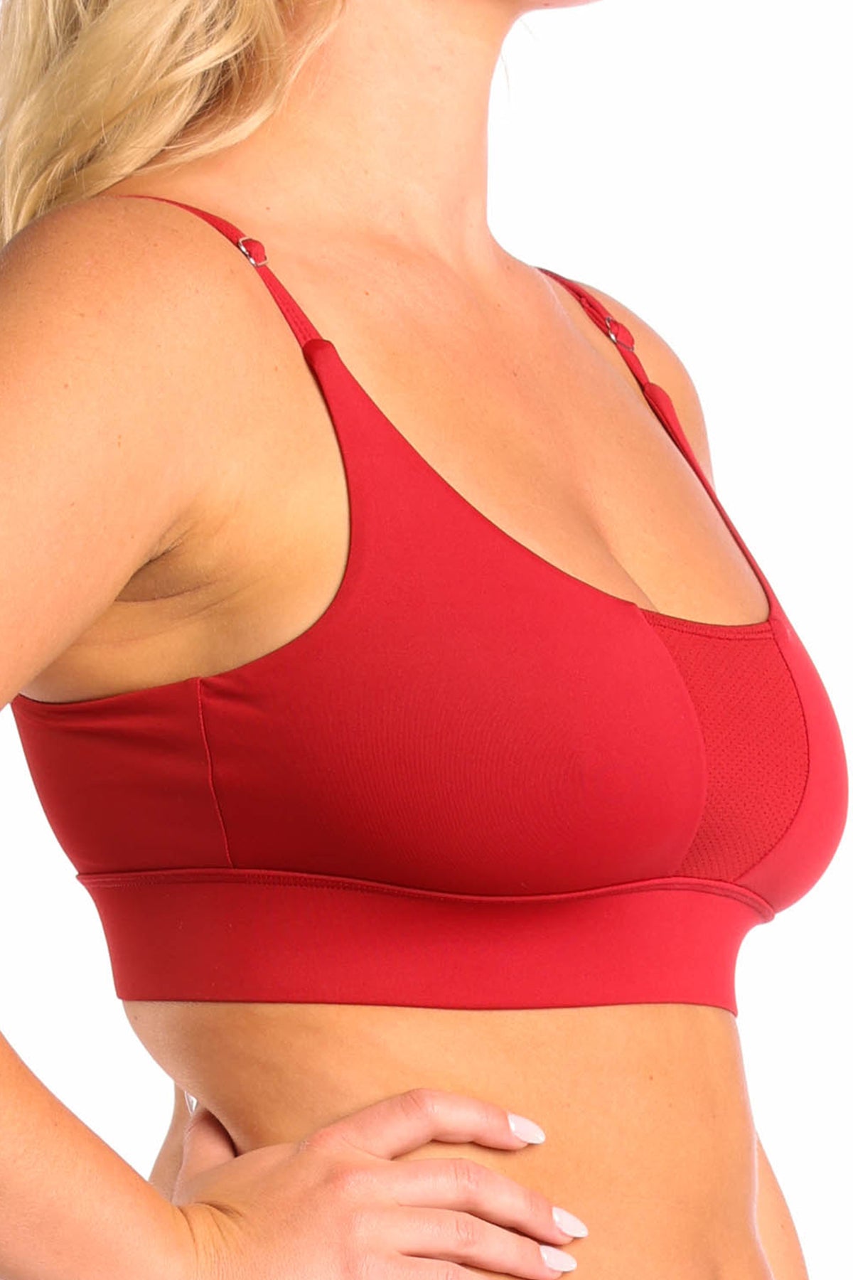 The Cherry Pie | Burgundy paradICE™ Boob Hammock™ Cooling Bralette - Shinesty